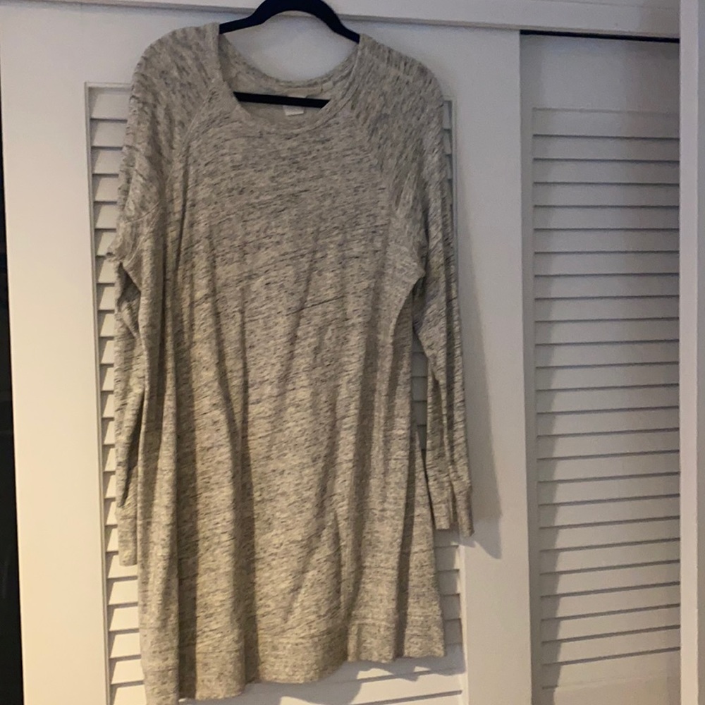 Long sleeved sweater dress